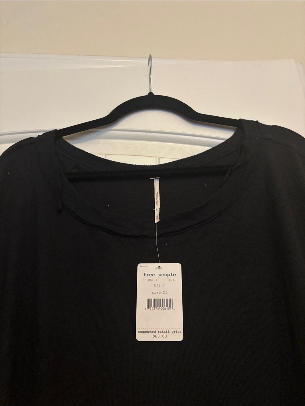 Free People Black Long Sleeve Babydoll Tunic - Picture 4 of 9